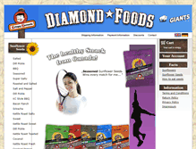 Tablet Screenshot of diamondfoods.de